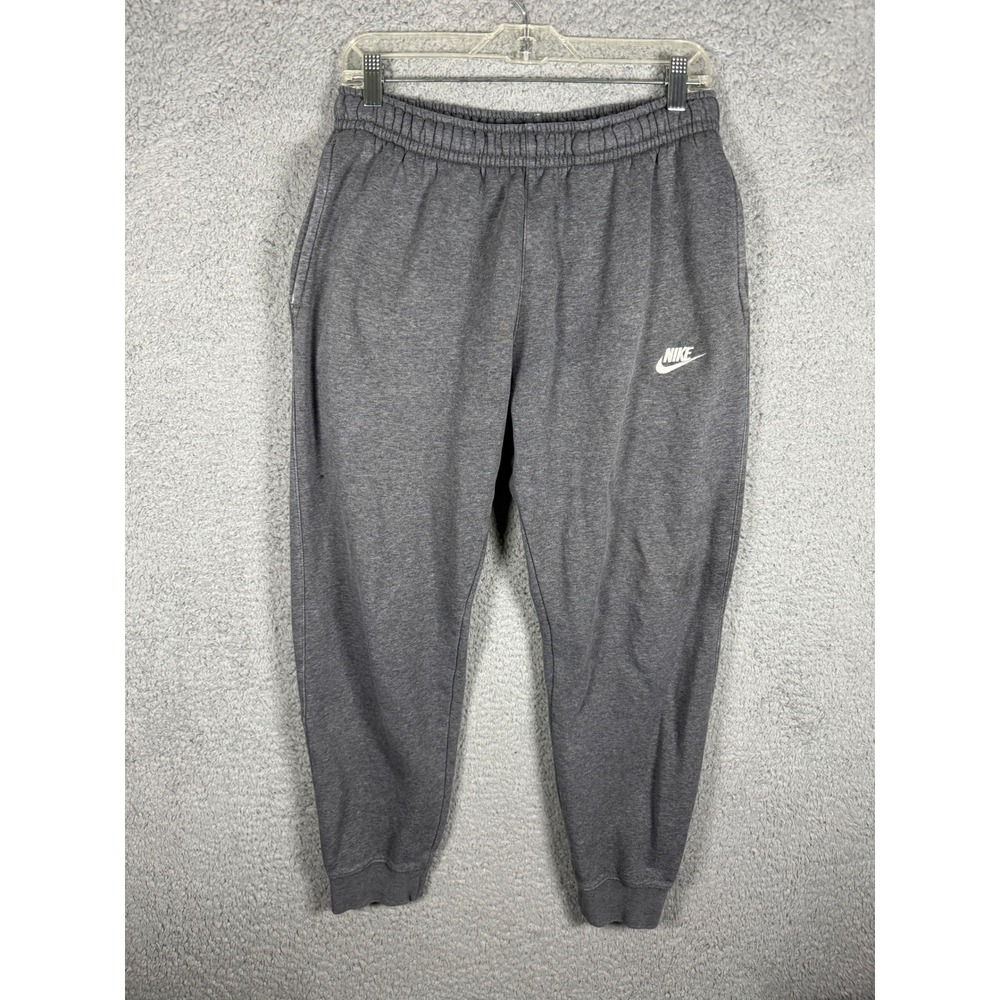 Nike Mens Sportswear Club Fleece Joggers Charcoal Grey Sweatpants Medium BV2671